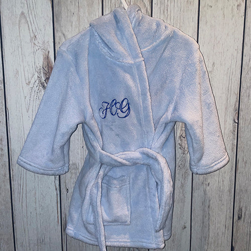 Baby blue dressing outlet gown